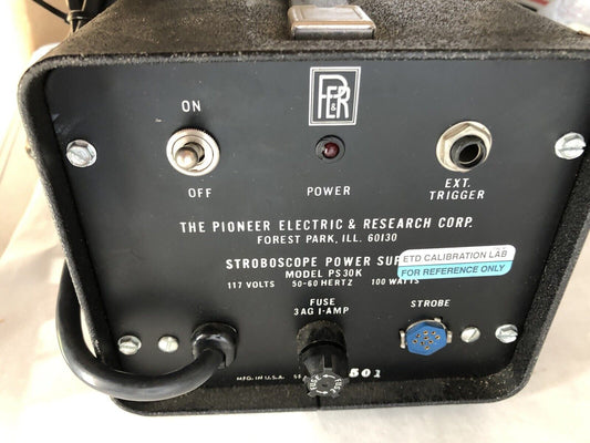 Pioneer Electric & Research Corp Ps30k Stroboscope Power Supply,Dk