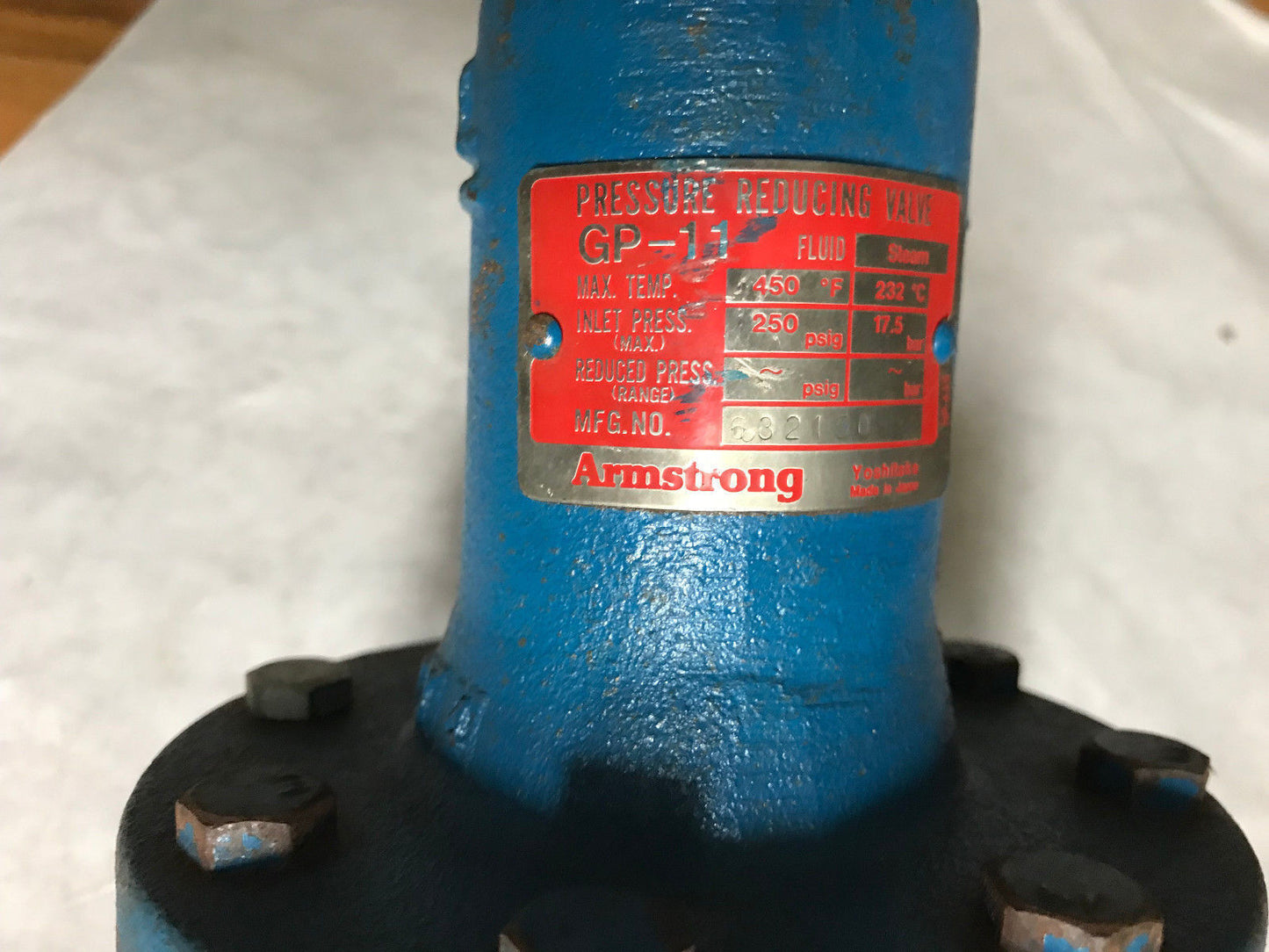 New Armstrong Gp-11 Pressure Reducing Valve ,Ag