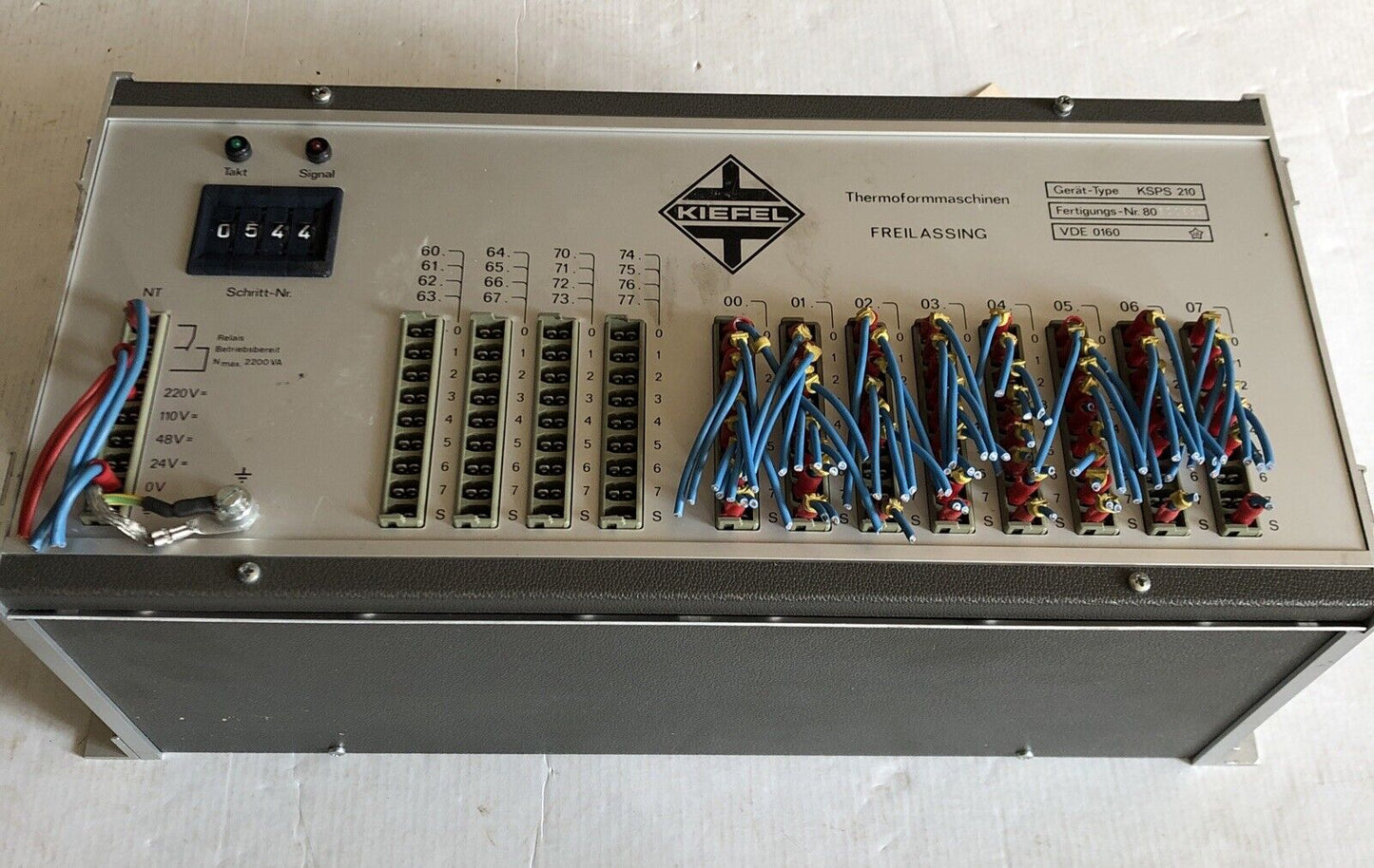 Kiefel Ksps 210 Thermoformmaschinen Machine 80500824 Freilassing Vde 0160,Cl