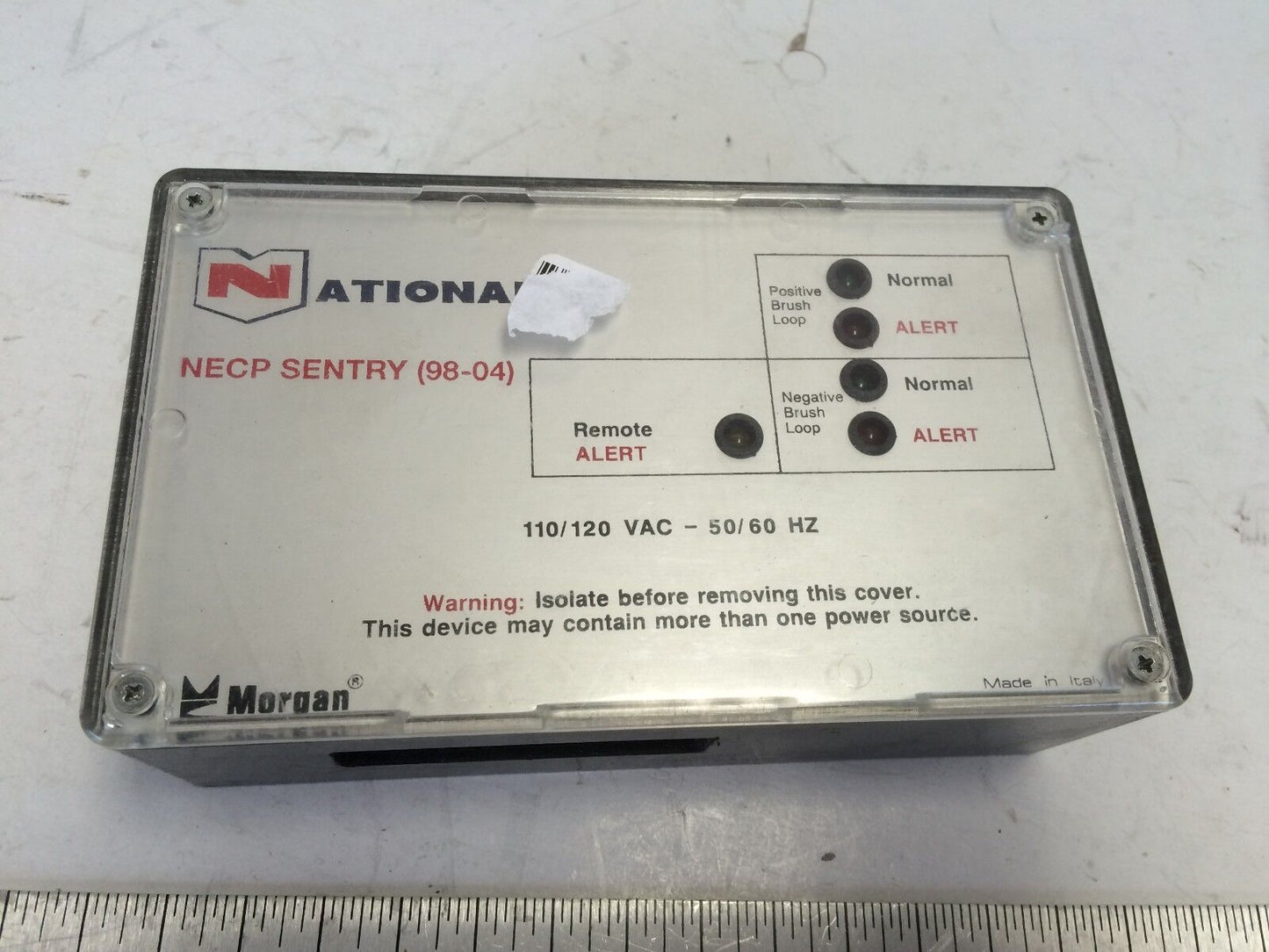 National Necp Sentry (98-04) Alarm Module,Morgan 110/120 Vac,Bp