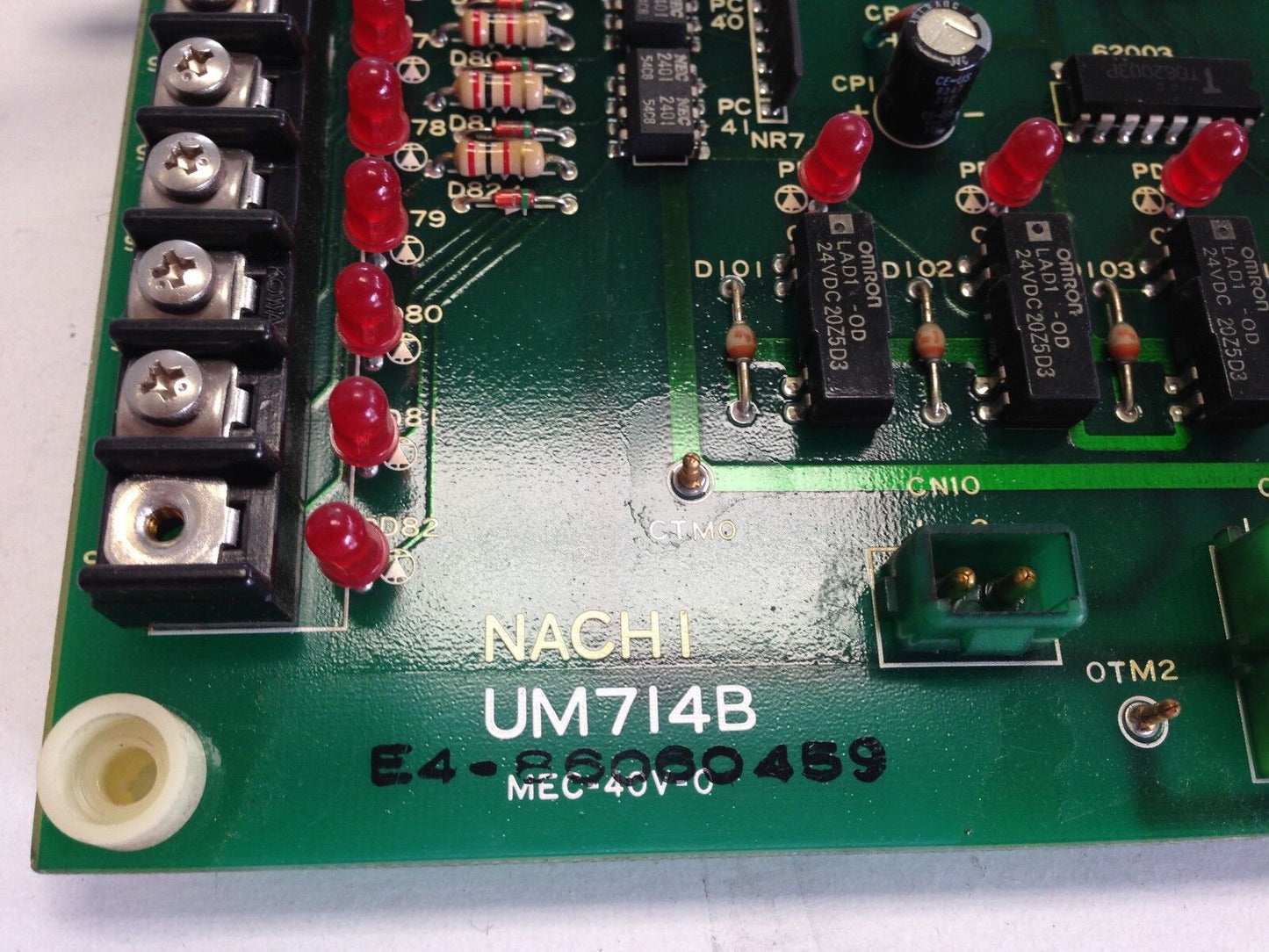 Nachi Um714b Mec-40V-0 Pcb E4-86060459 Control Card Board,Fa