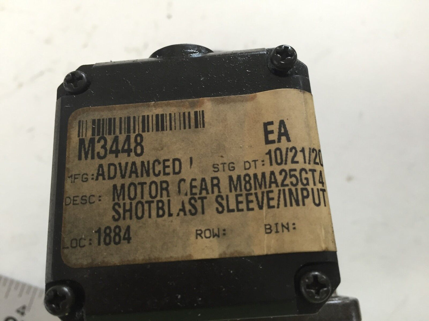 Panasonic M8ma25gt4y,M8ma25gt4,M3448 Compact Ac Geared Motor,200-220 Vac,Bg