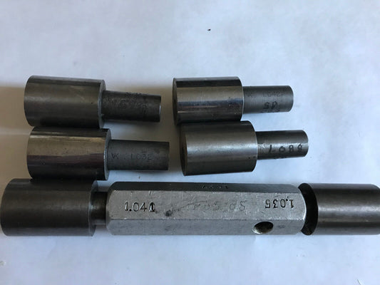 Lot The Pipe Machinery Go No Go Plug Gage 1.040,1.035,1.088,1.032,1.044,1.042,Sh