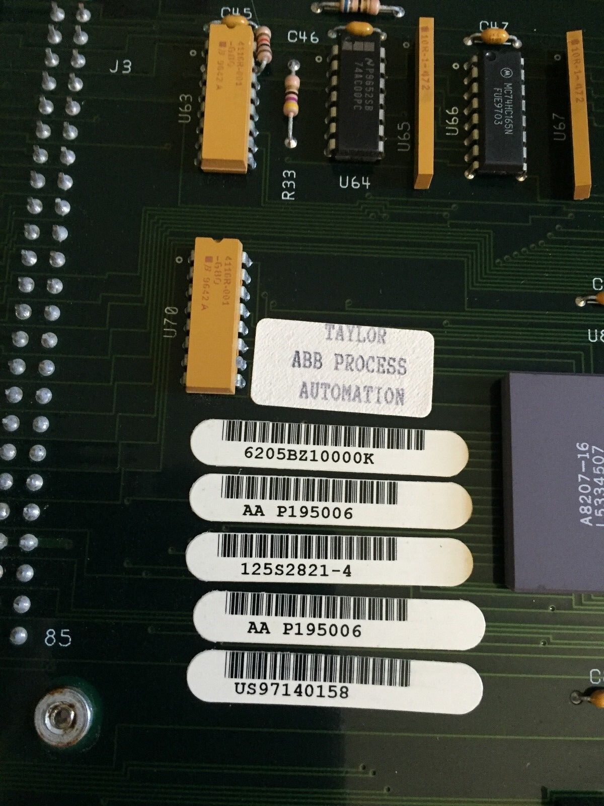 Taylor/Abb 125P2821-1,125P28211 Abb D/F,Abb 6205Bz10000k,Aa P195006,Sc,Cv5,Ee