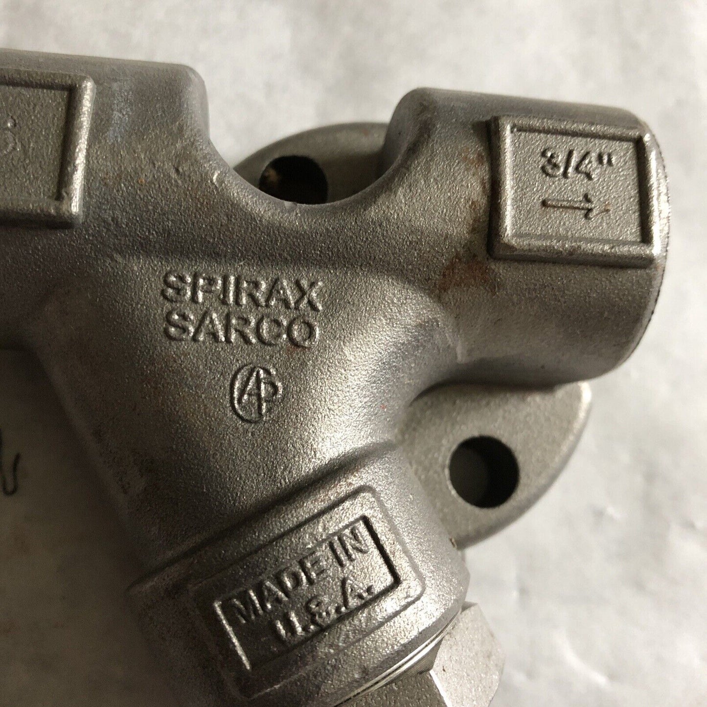 3/4" Npt Ss Spirax Sarco A351 Cf8,67986 Y Strainer W/Blowdown Connector,Bs,Eu