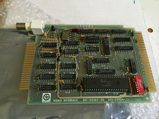 Giddings & Lewis 501-03367-00 Video Interface Card 502-02904-20,Ea