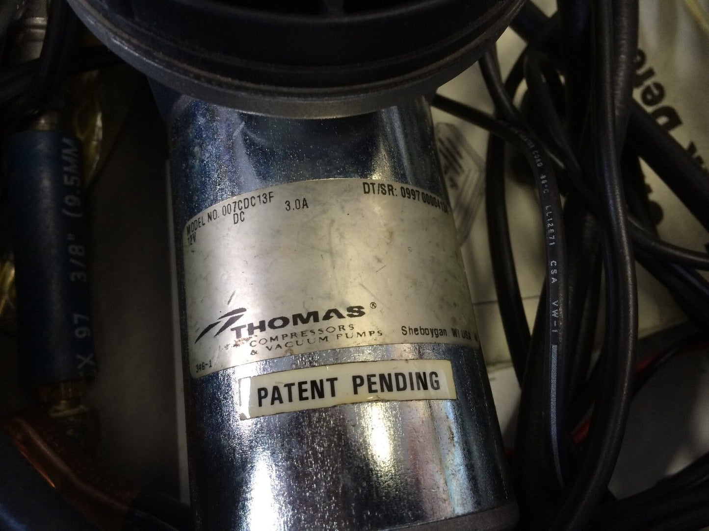 Miller 6872A Evaporative System Pressure Pump, -25 To +35 In. H2o,Bf