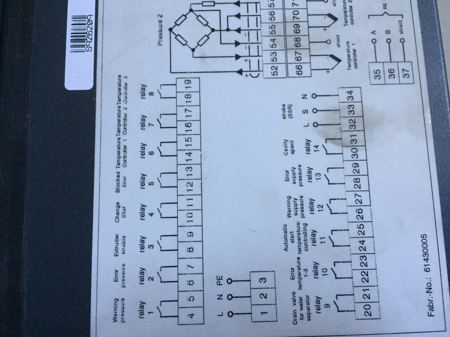 Patt-Filtration Pcs-1,Pca-1-Ap-St,61430005 Control,Bl
