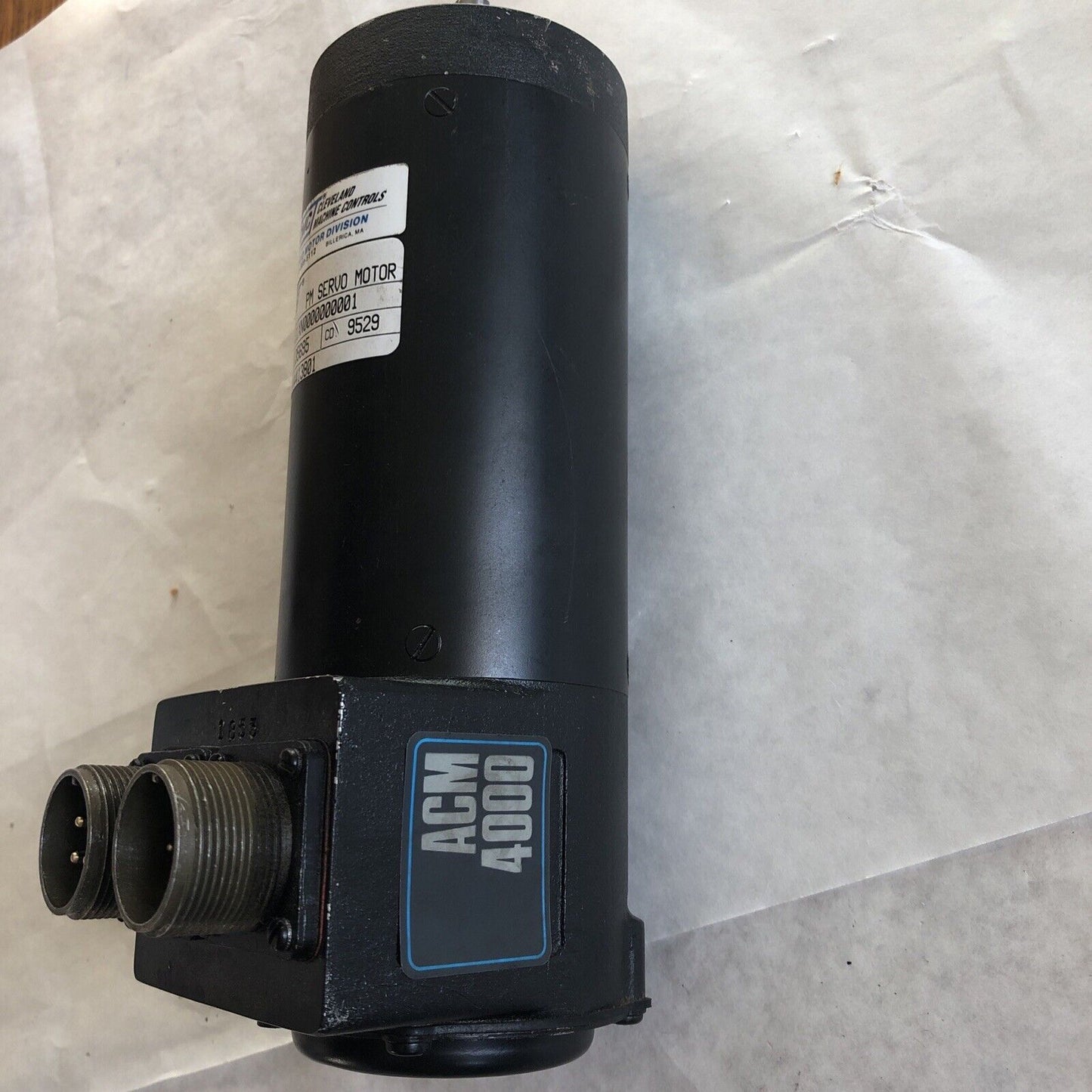 Cleveland Acm4000, Cmc 431Xn0000000001 Pm Servo Motor, .5" Shaft Dia,Bg