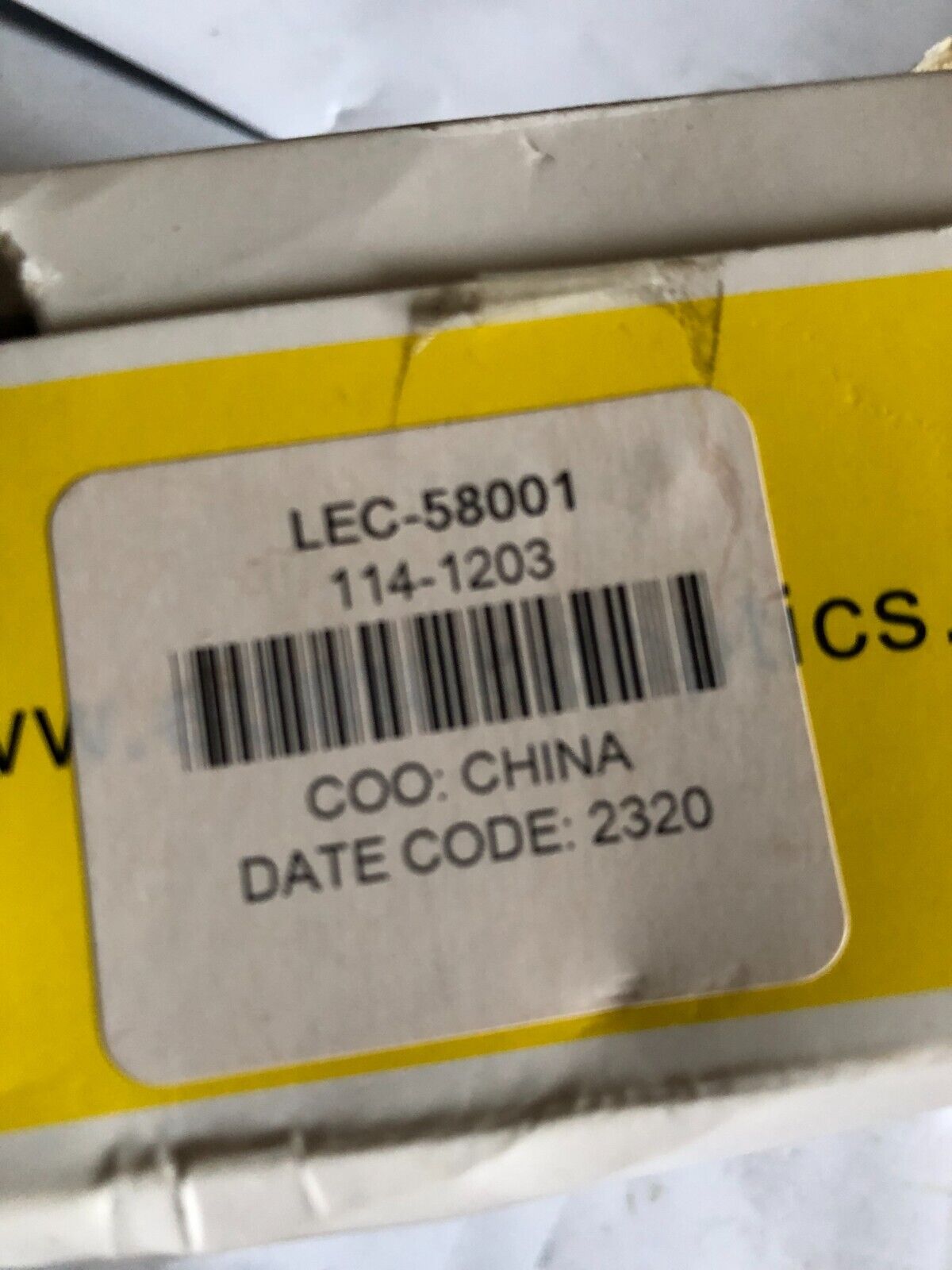 Cognex Edmund Optics Lec-58001 12Mm Fixed Focal Length Lens,8.5Mm/F1.3 58000, Bt