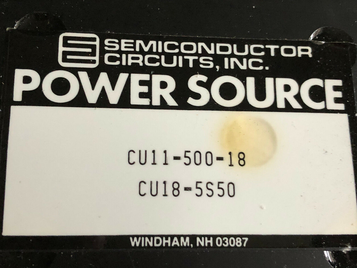 New Cu11-500-18 Semiconductor Circuit Cu18-5S50  Power Source Cu18-5S50,Fb