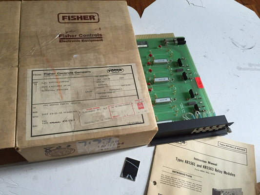 New Fisher Kr1563,Relay Module,106793,031082,Plc Board,Cw
