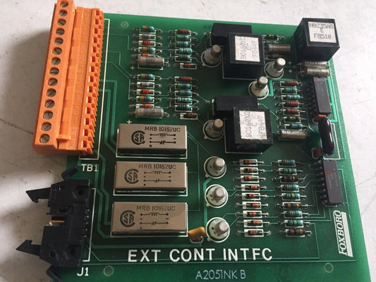 Foxboro A2051nk B Board,A2049hh-C,Ext Cont Intfc ,Ed
