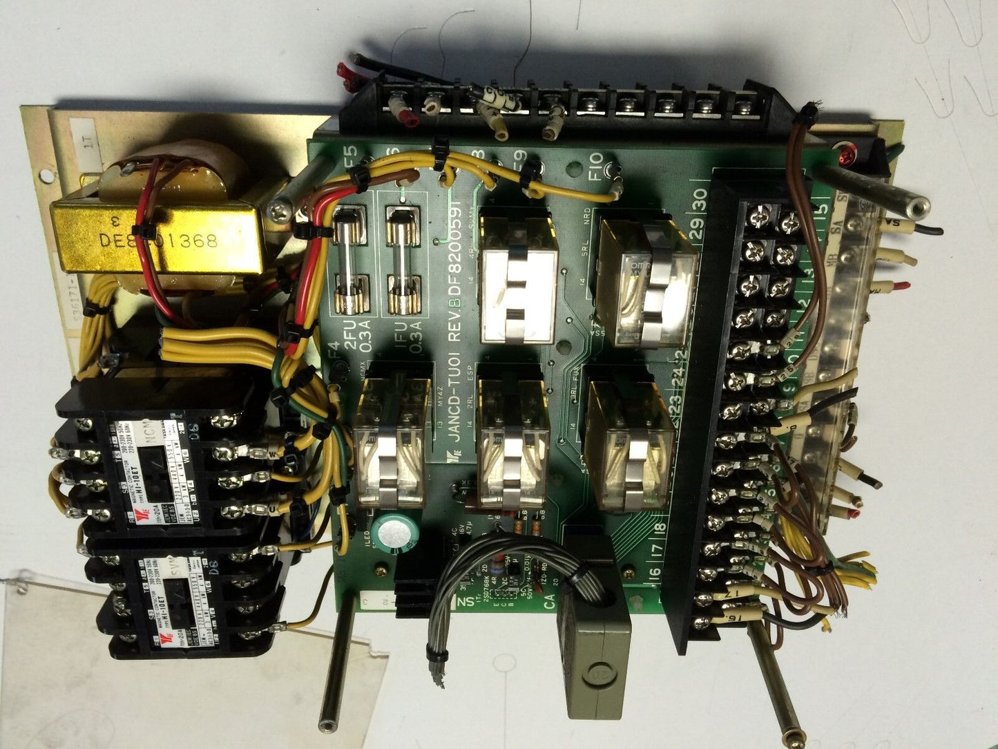Yaskawa Jancd-Tu01,Jancd-Tu0i,Power Unit Jancd-Tuo1 Rev.B,Df8200591,Ni-10Et,Dj
