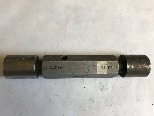 The Pipe Machinery Go No Go Plug Gage,1.291,1.276,Et