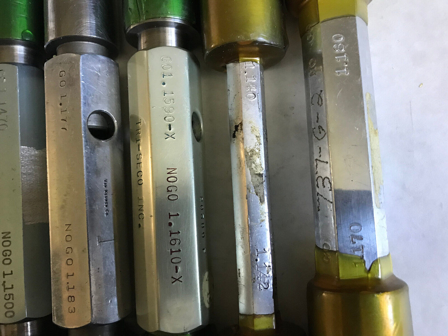 Lot Plug Gage Go Nogo Van Keuren .1.1470,1.1500,1.1100,1.1156,1.140,1.170,Es