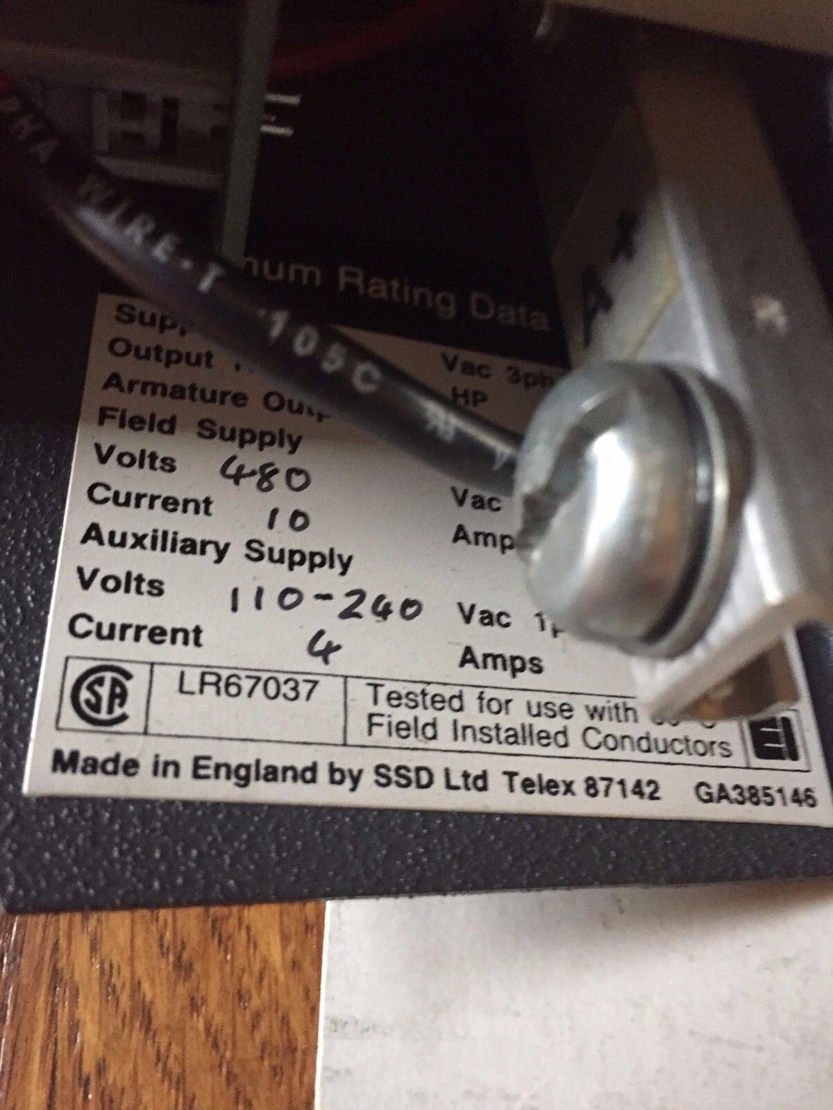 Ssd 591-0250-91,Ssd 5715-0350-4,Ssd 590,Eurotherm 591 0250 91 Drive,Bw