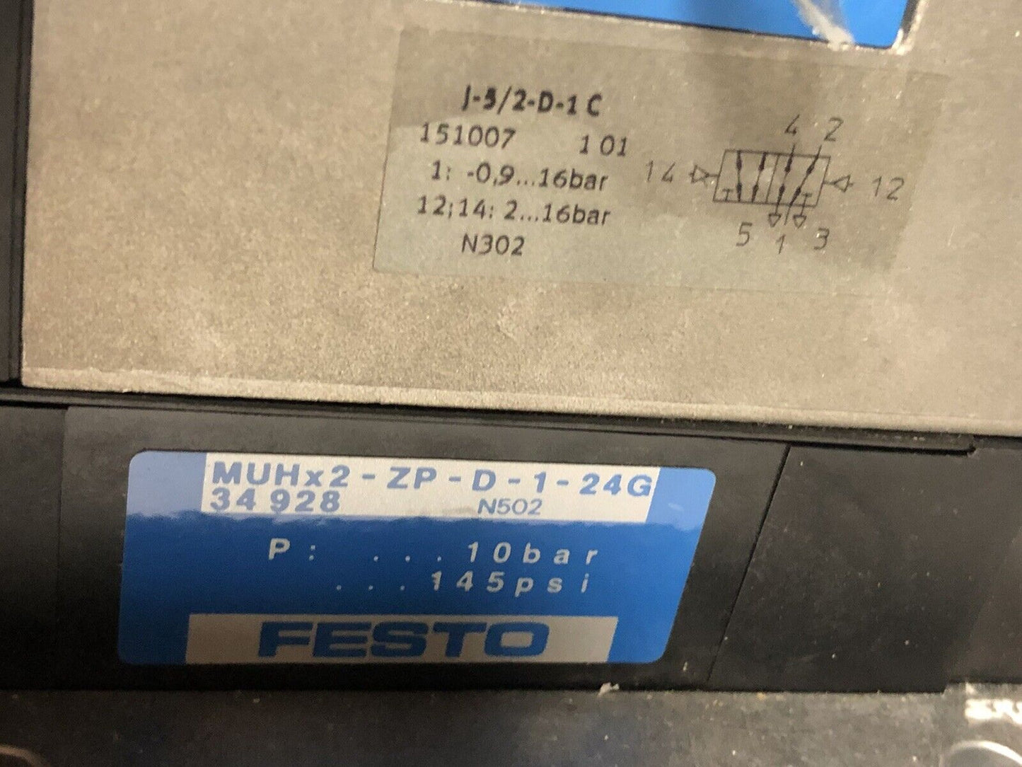 Festo Valve Vimp-04-D-1,Muhx2-Zp-D-1-24G,Iepr-04D1,Vigk-04-D,J-5/2-D-1C,Ev