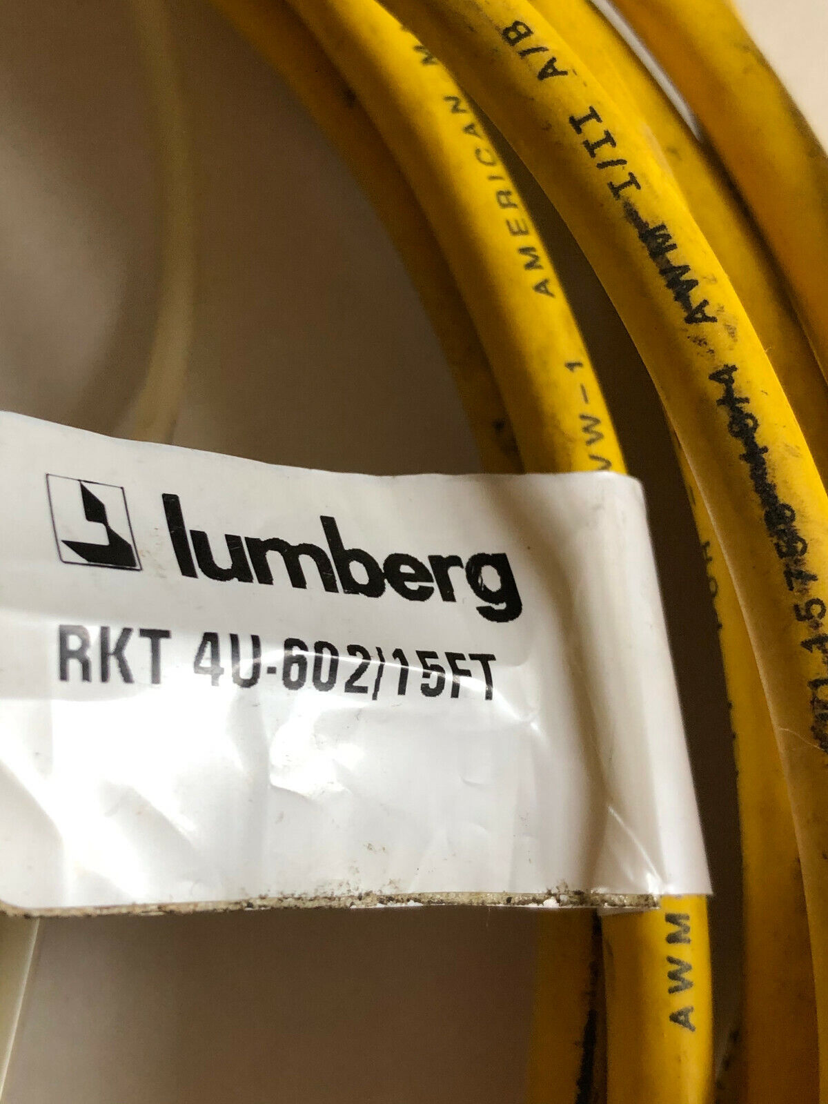 New Lumberg Rkt 4U-602/15Ft Cable Assembly, Cordset,Di