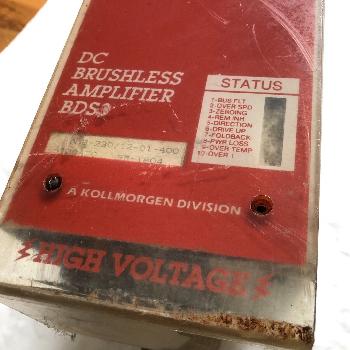 Kollmorgen,Industrial Drives Bds3-230/12-01-400 5100A20,Id Bds3,Dc Brushless,Bd