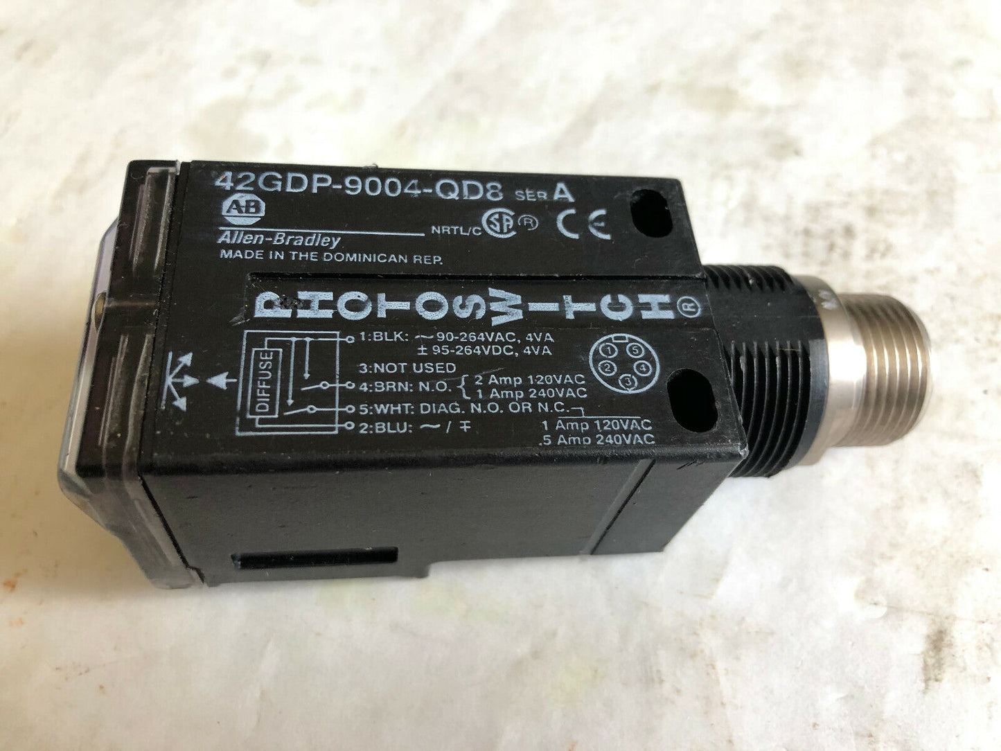 Allen Bradley 42Gdp-9004-Qd8 Photoswitch 42Gdp-9004-Qd8 Ser A Sensor,Bh