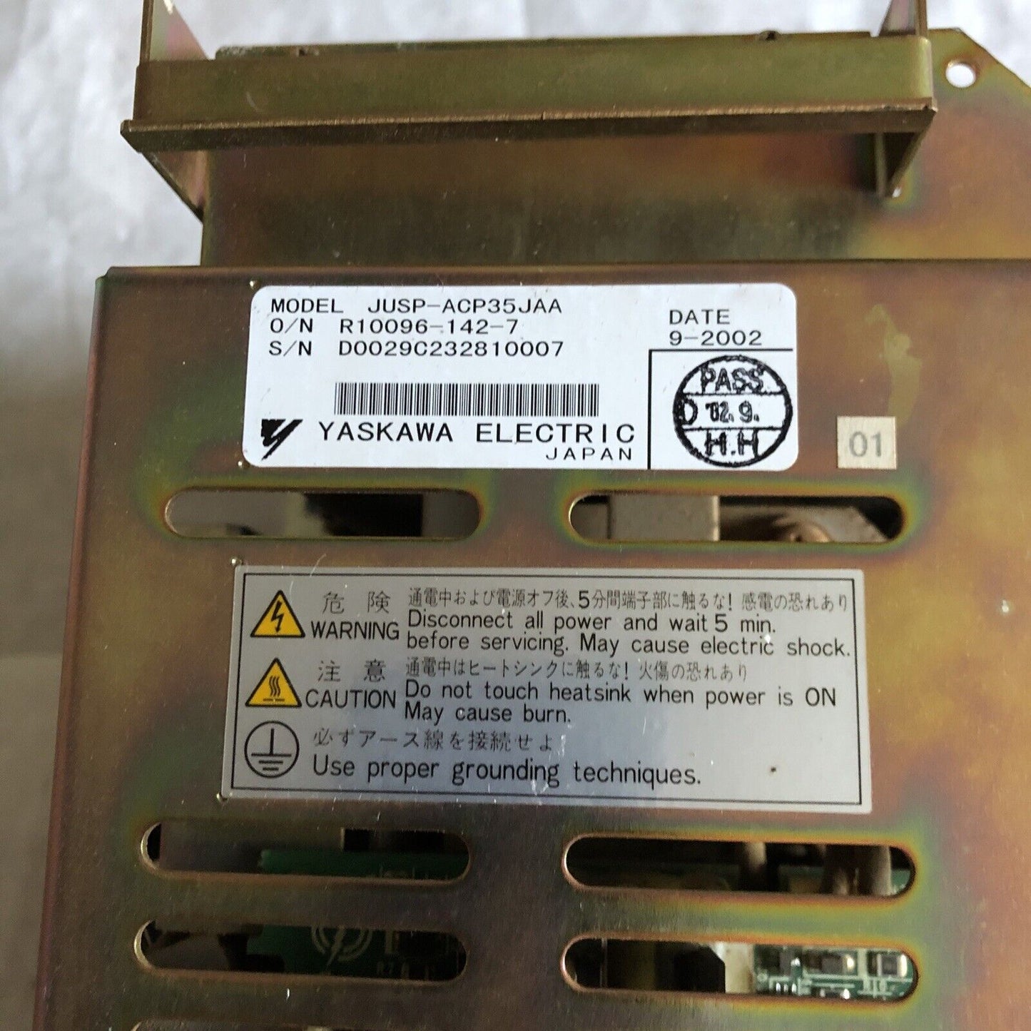 Yaskawa Jusp-Acp35jaa Servo Pack Controller,Jusp-Rcp01aad,Bu