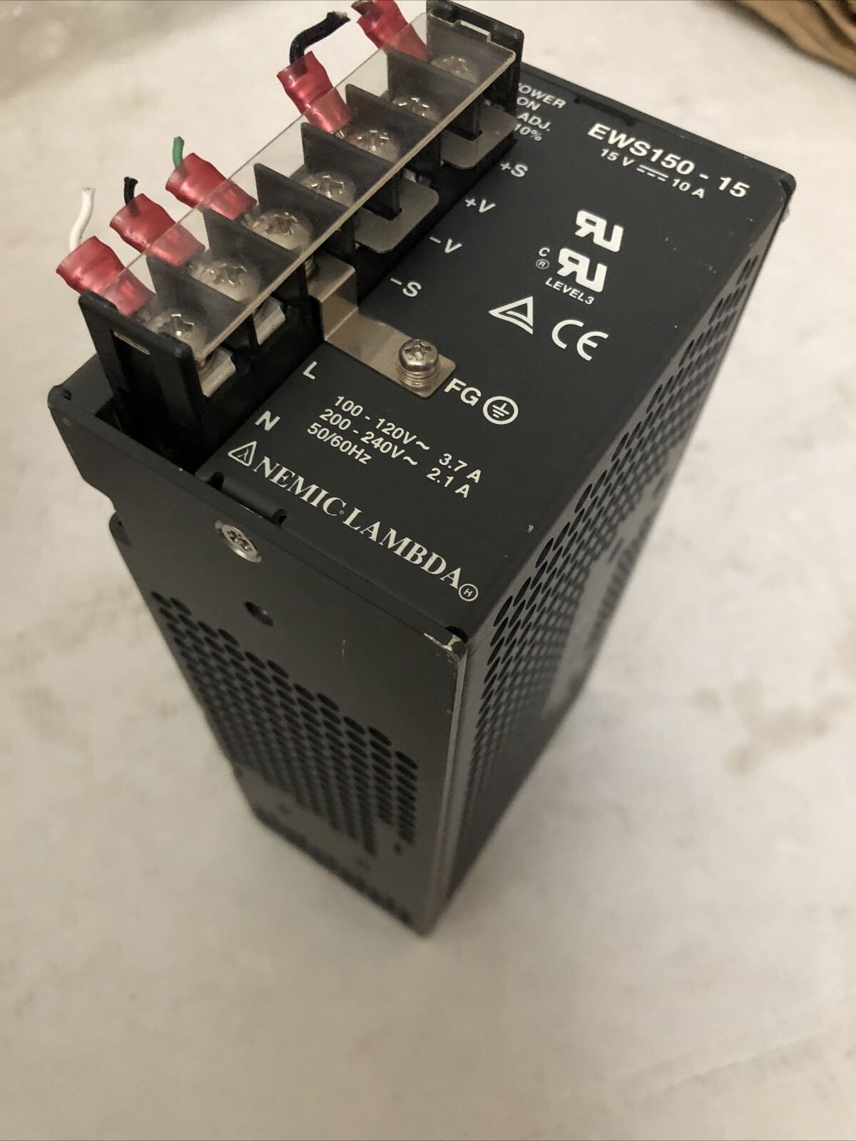 Tdk Power Supply 85-265Vac In 15Vdc/150W Out,Cr