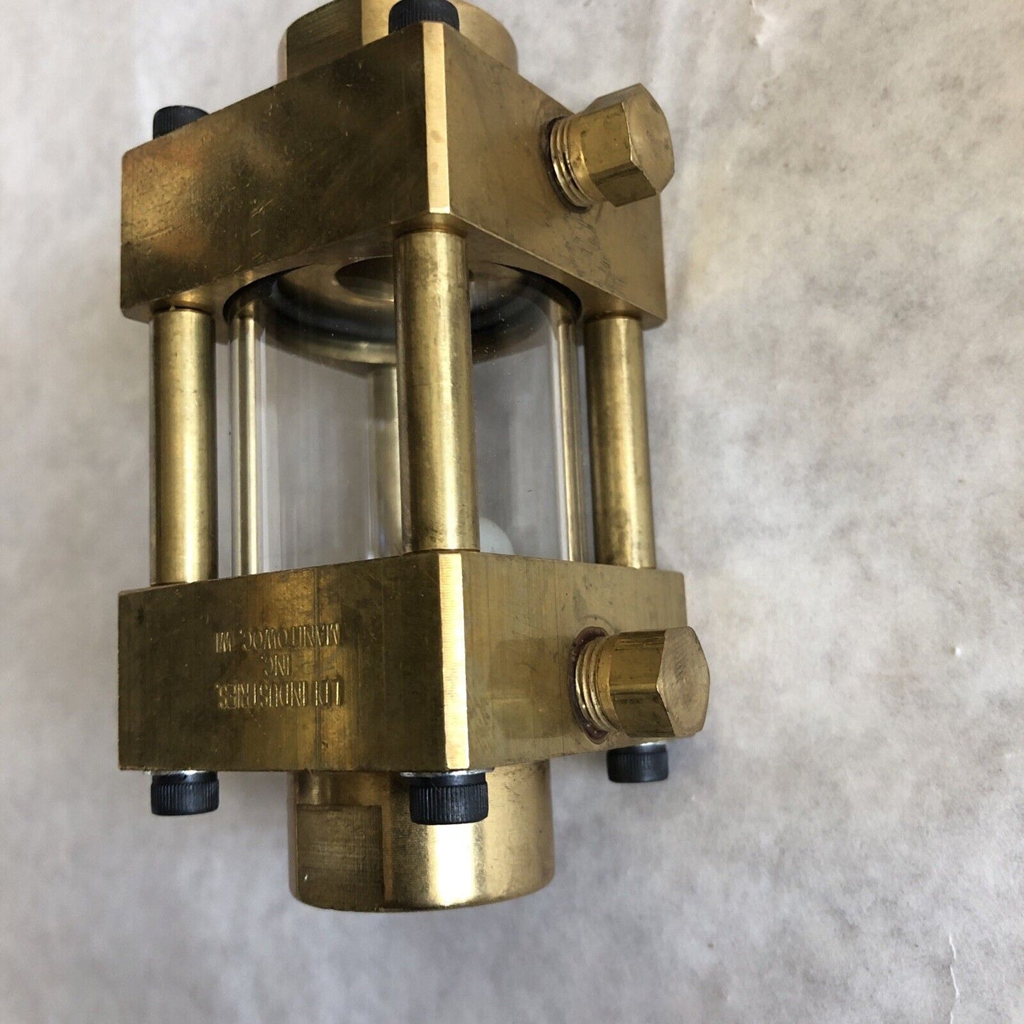 New 1/2" Npt  Lube Ldi Industries F301-04-01 Flow Sight ,Ed