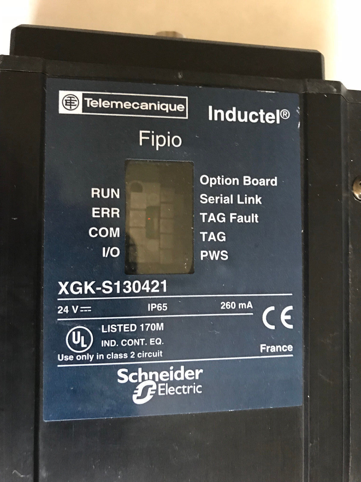 Telemecanique Xgk-S130421,Inductel Field Station Fipip Schneider Electic 24V,Sa