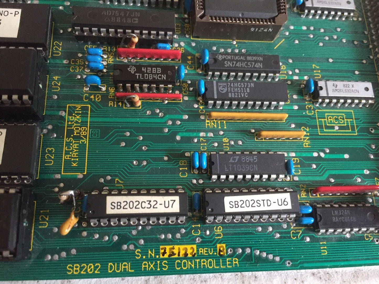 New A.C.S. Sb202,Idac1-Pn61987 Acs Sb202 Dual Axis Controller,Bz
