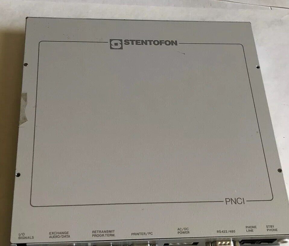 New Stentofon No 93000254-B Network Interface Pnci Norway Ver 1009400100,Ev