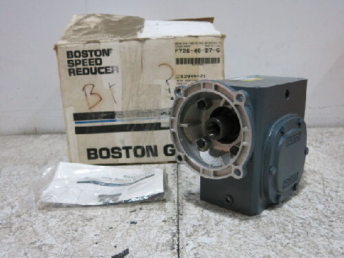 New Boston Gear F726-40-B7-G Gear Reducer,40:1 Ratio,F72640b7g,Iso9002,Az