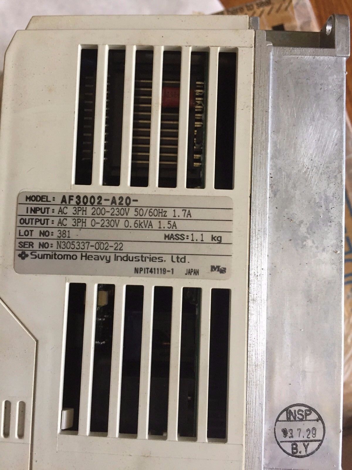 New Sumitomo Af-3000,Sumitomo Af3002-A20 Igbt Transistor Inverter,Tg