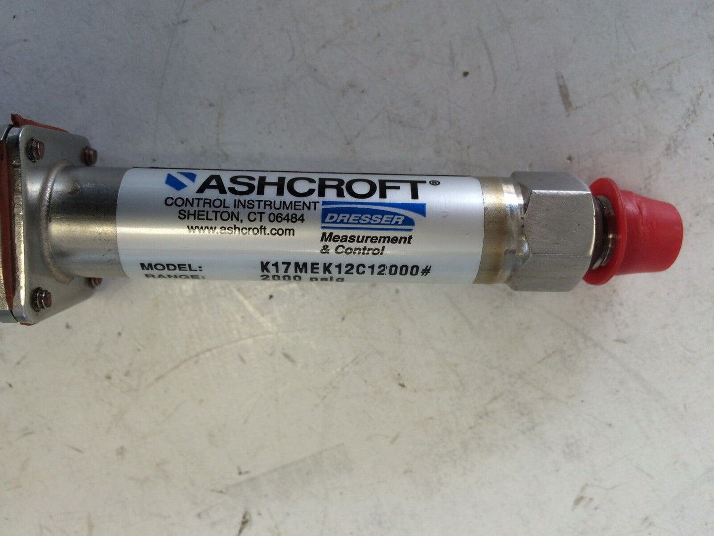 New Ashcroft K17mek12c12000 Pressure Transducer,2000 Psig,K17mek12c12000#,Si