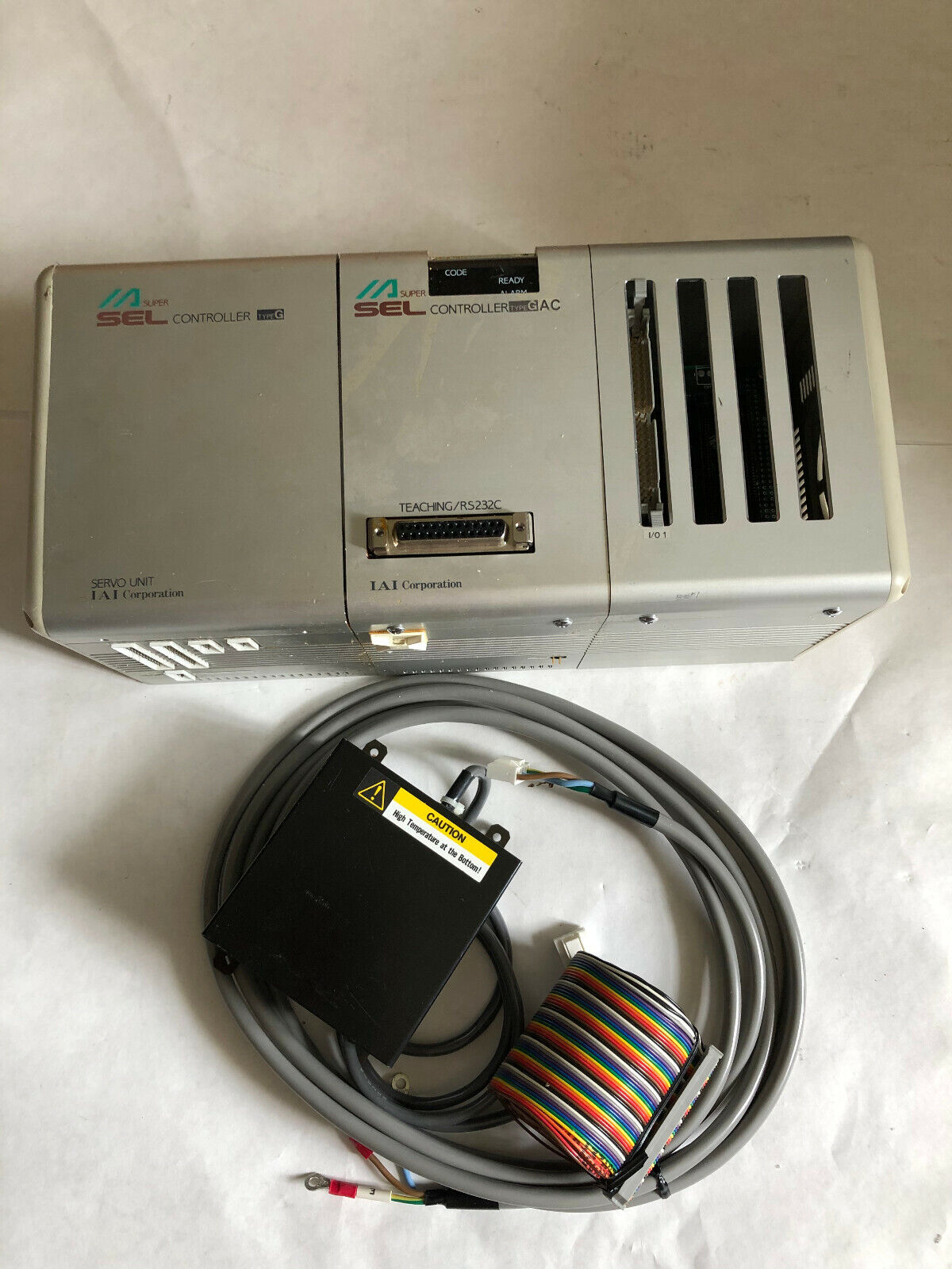 Iai Controller Super Sel Type G 200W,Sel-G-2-Ac-200C.100C,Rs232c Servo,Ew