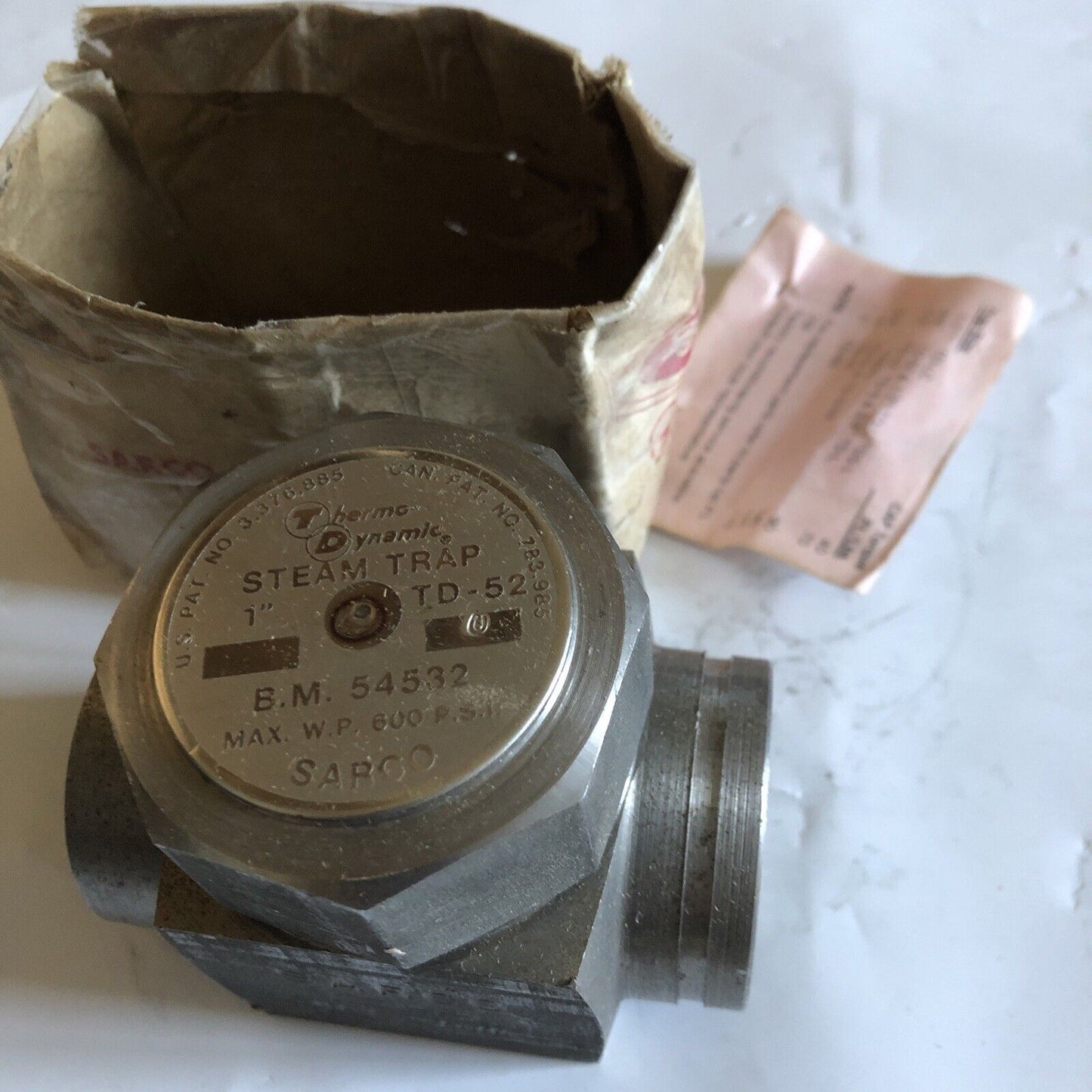 New 1” Td52,1" Spirax Sarco Td52,B.M. 54532 Thermo Dynamic Steam Trap,Td 52,Ed