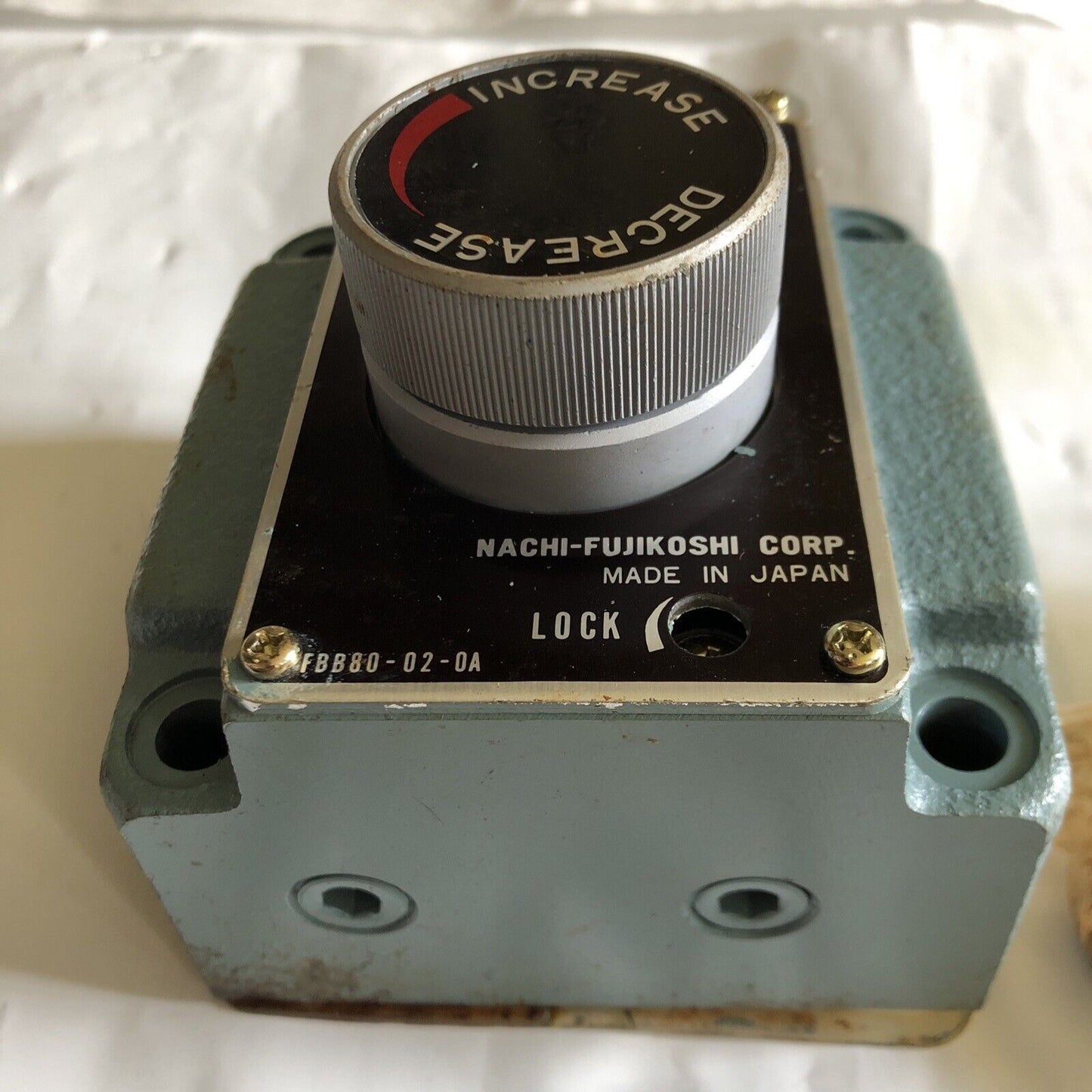 Nachi Cft-G02-8-22,010 Hydrualic Flow Control Valve,Fbb80-02-0A,Cft-G02-3-22,Bb