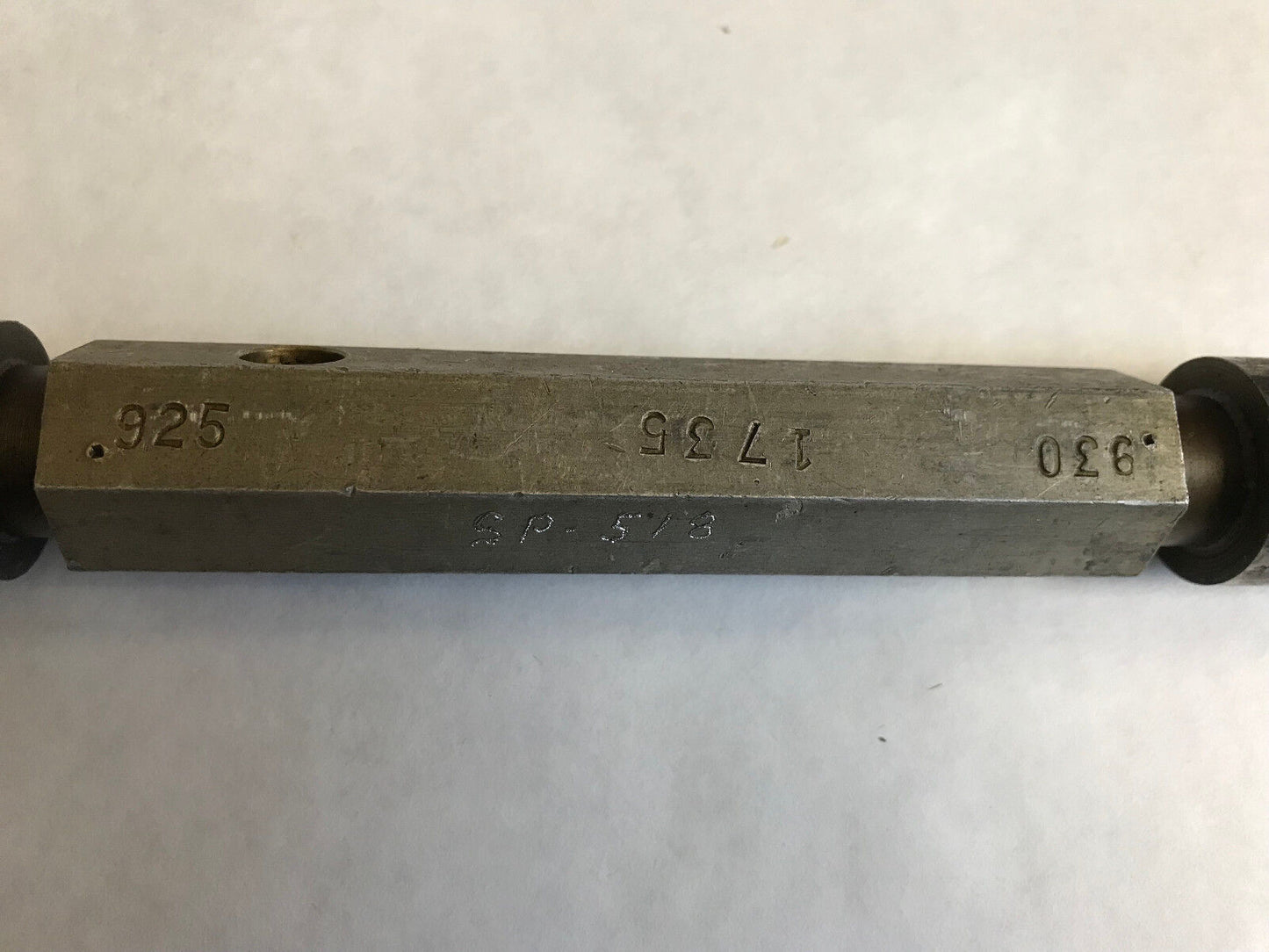 The Pipe Machinery Go No Plug Inspection Gage 1735 Sp-518 Go .925  No Go .930,Et
