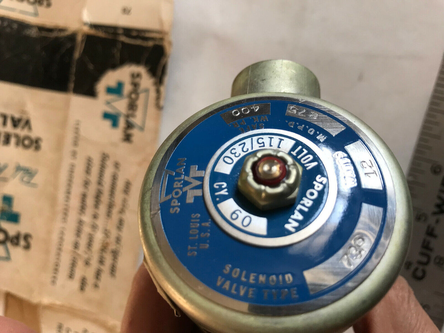 New 1/2" Fpt Sporlan 73P Solenoid Valve 275 115/230V 400 Wk. Pr.  12Watts A-5,Sm