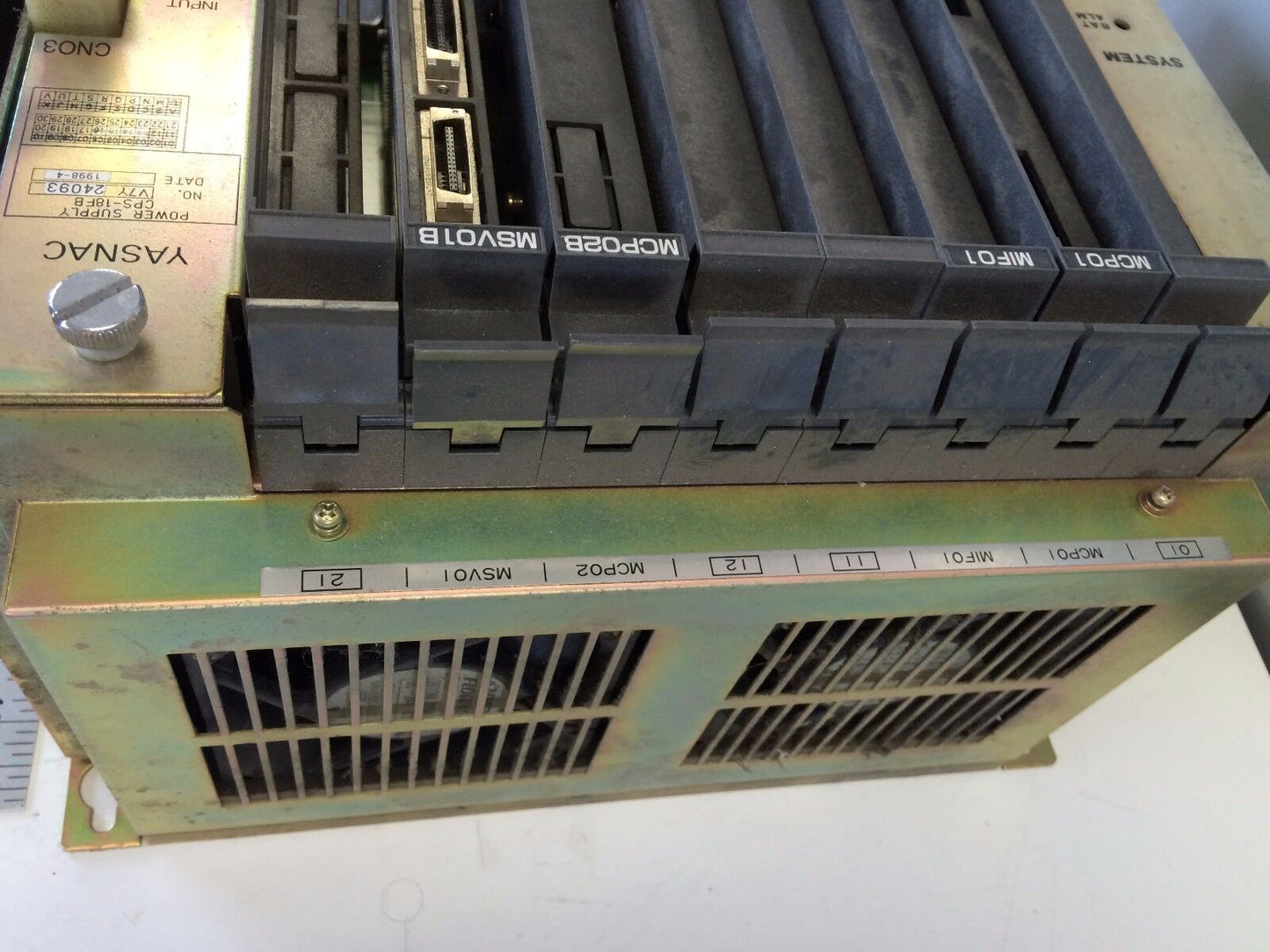 Yaskawa Jznc-Mrk12-1E,Cps-18Fb V7y 24093 Control,Mcp01,Mif01,Mcp02b,Msv01b,Tj