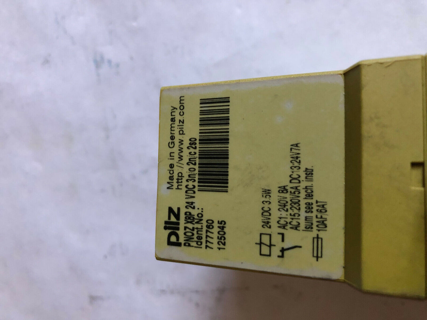 Pilz Pnoz X8p Safety Control Relays,Pilz Pnoz X8p  24 Vdc,Eb