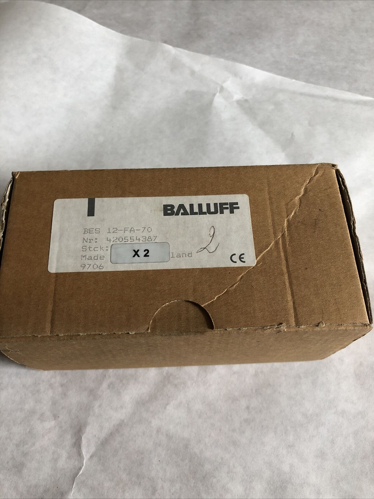 New Balluff Bes 12-Fa-70,420554387 Proximity Switch Inductive,Ba