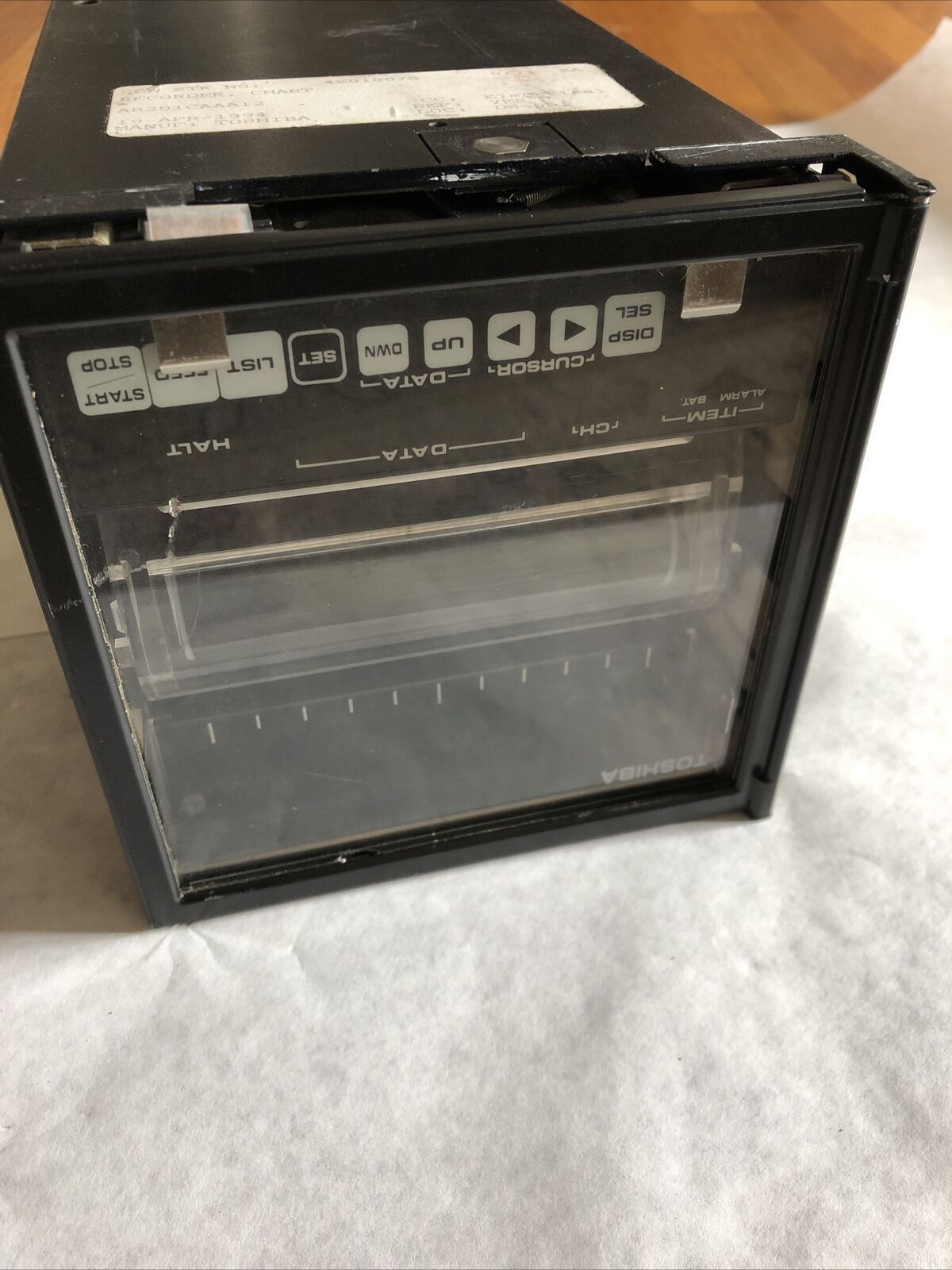 Toshiba Record Chart,Toshiba Ar201caaa12 Data Logger,46010078,Bi