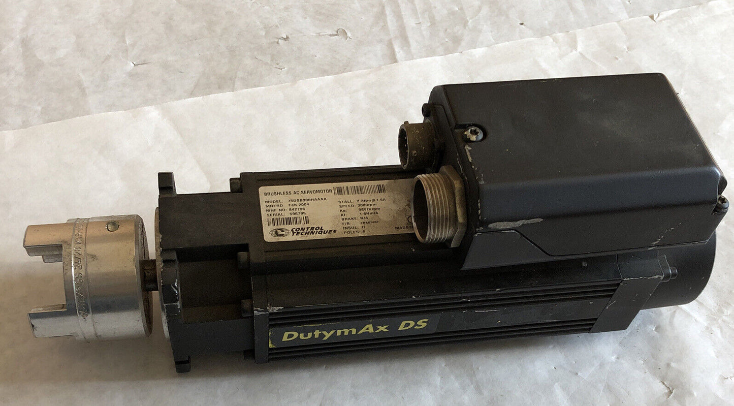 Control Techniques 75Dsb300haaaa Servo Motor Brushless Dutymax Ds Rated Vo,Bz