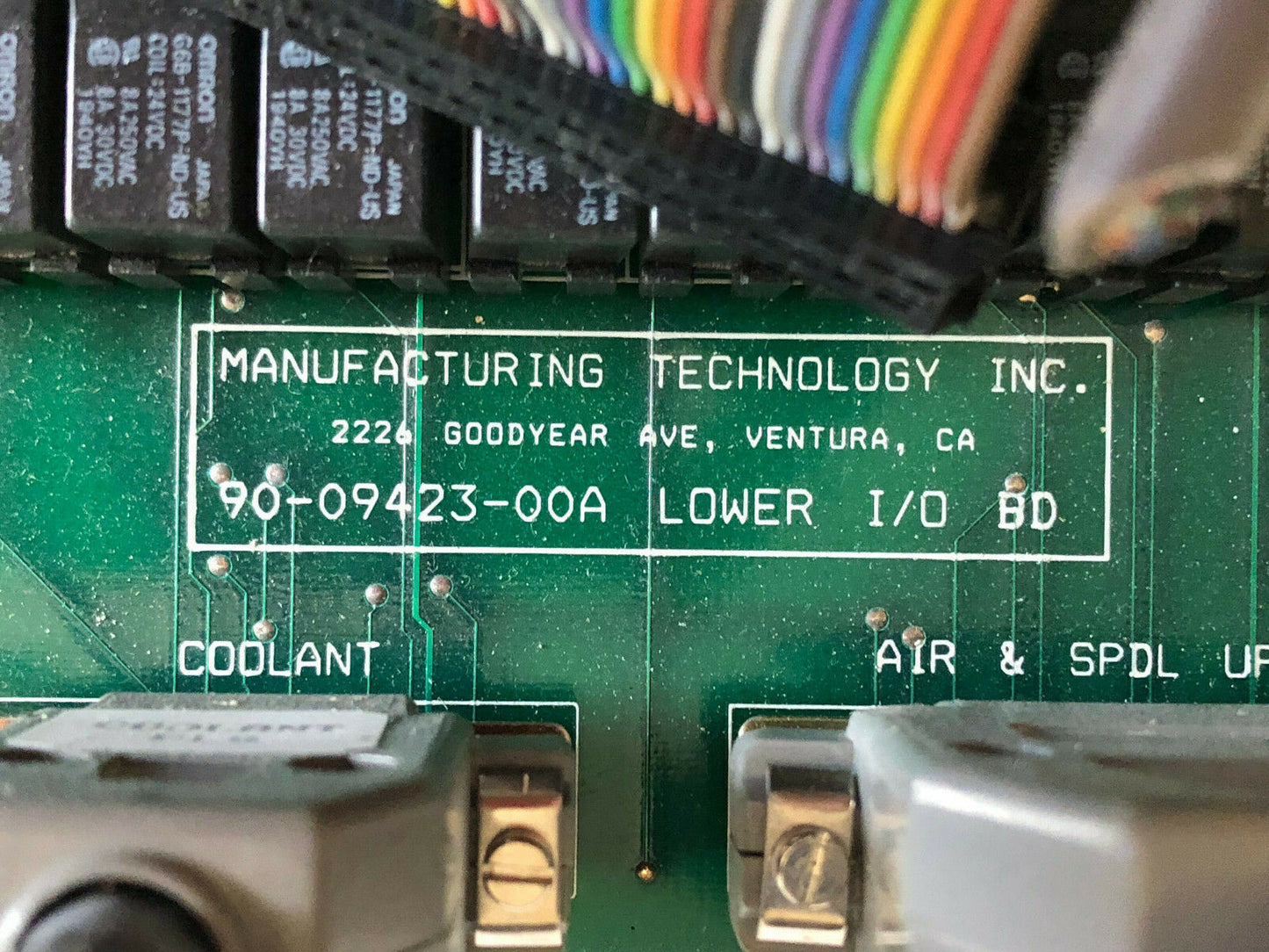Manufacturing Technology Mti 90-09423-00A I/O Bd,El-11198-00D,Lower I/O Board,Sc