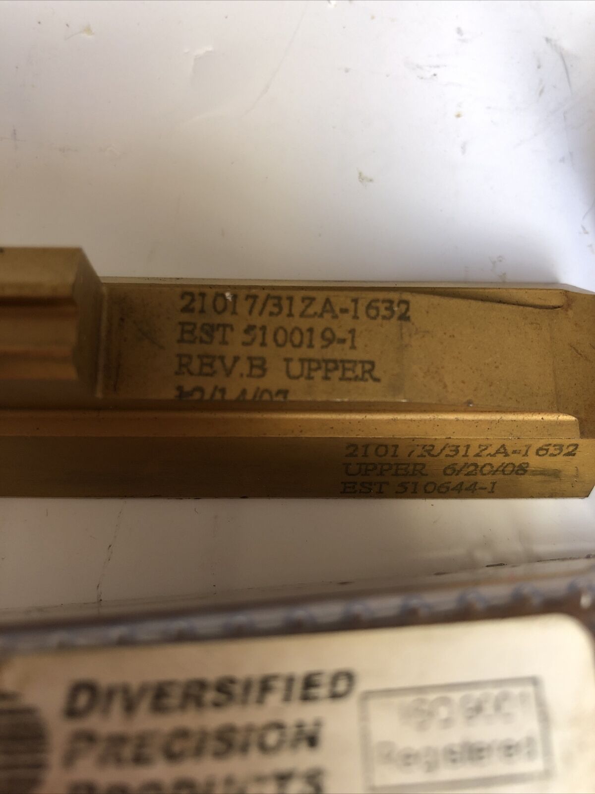 New Diversified 21017/31Za-1632,Est 510019-1 Lathe Hss 31Za-1632-Rgr Insert,Fl