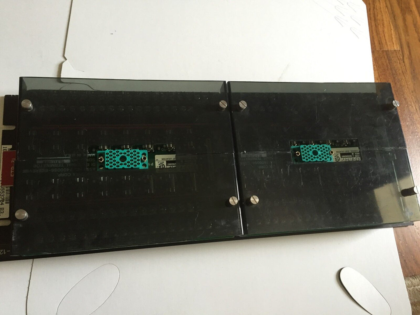 1 Set,(2Pcs) Triconex 3000110-380,2553-8 24V Rev Tricon Set Term,7400056-380,Bp
