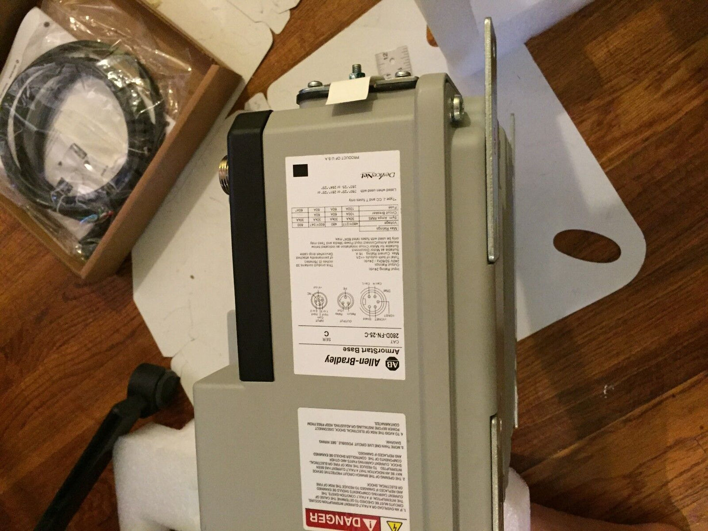 New Allen Bradley 284D-Fhd6p0d-25-Cr-3 Drive,280D-Fn-25-C,Armorstart 6Amp,Fa