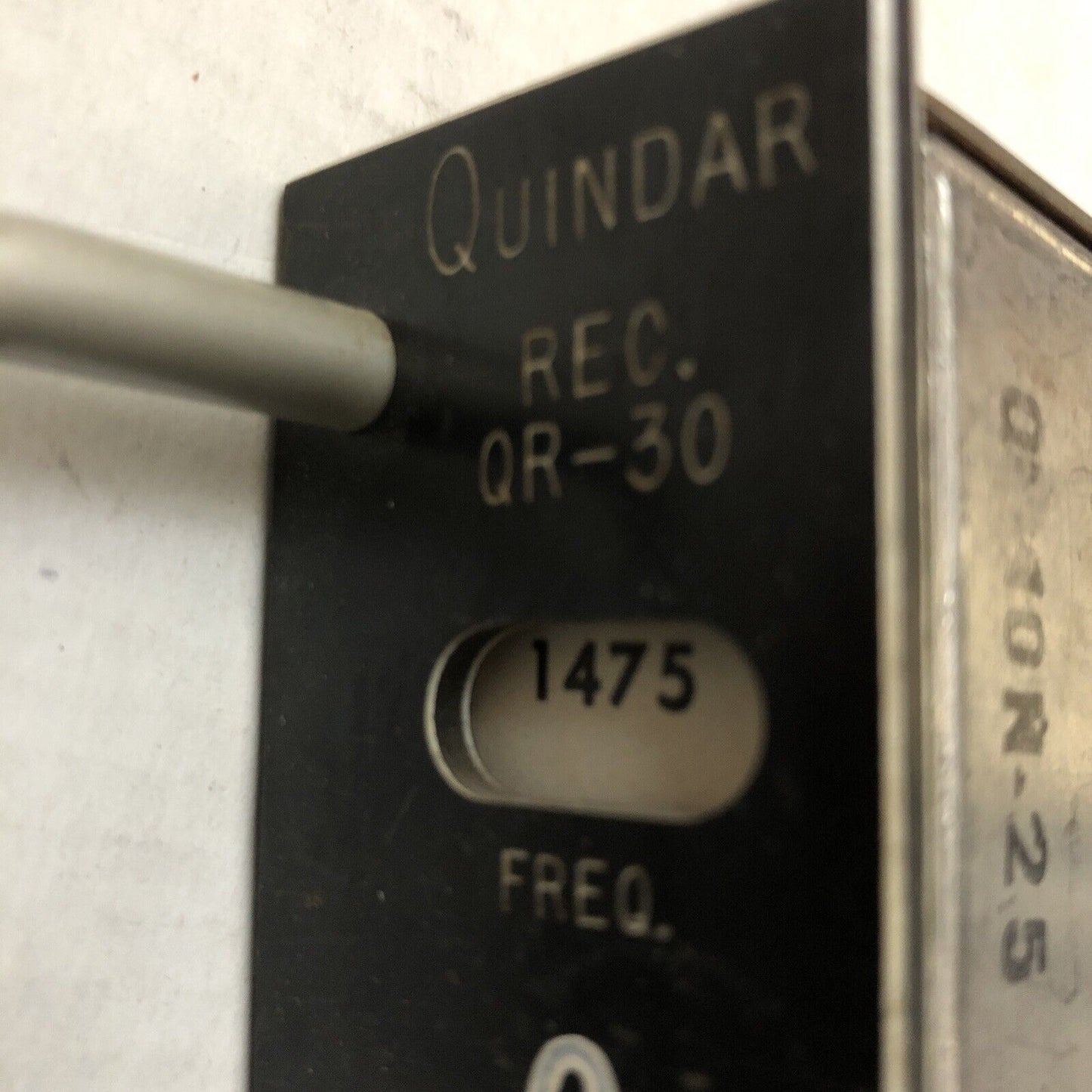 Quindar Qr-30 Electronics  Tone Receiver 1475Hz Qr-30-1475, Rec. Qr-30,Cr