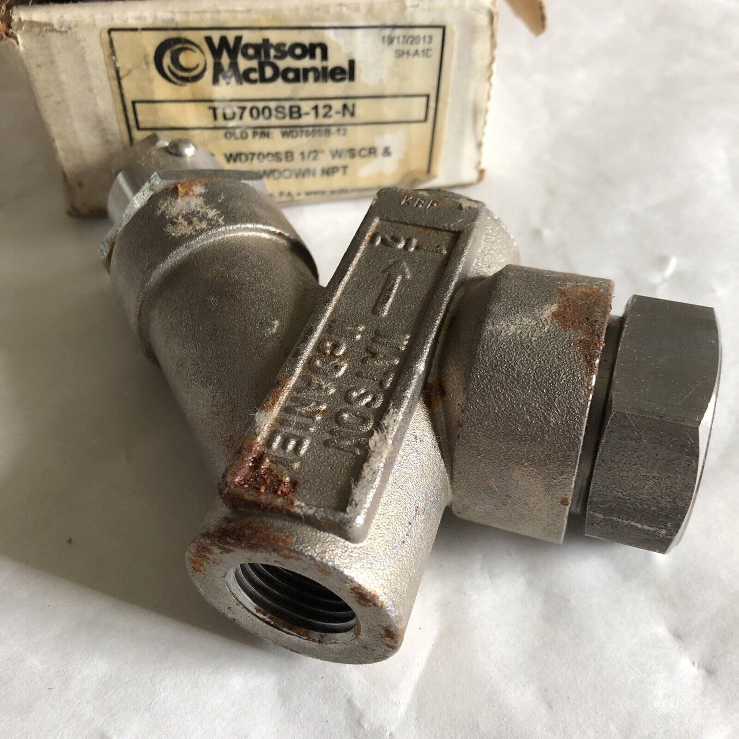 Watson Mcdaniel Wd700s Turbo Disc Trap Wd700 Pma 600 Psig 1/2'' Npt,Dk